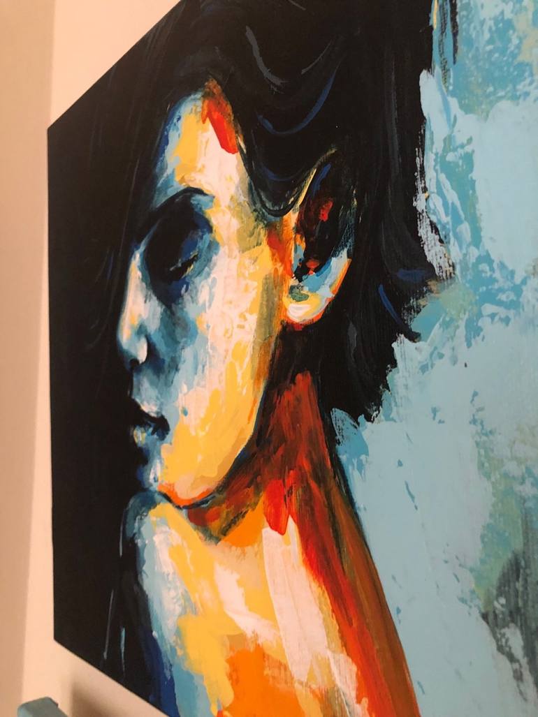 Original Contemporary People Painting by Konni Jensen