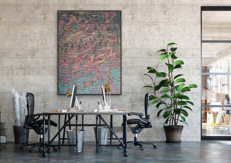 Original Abstract Expressionism Abstract Painting by Ketki Fadnis