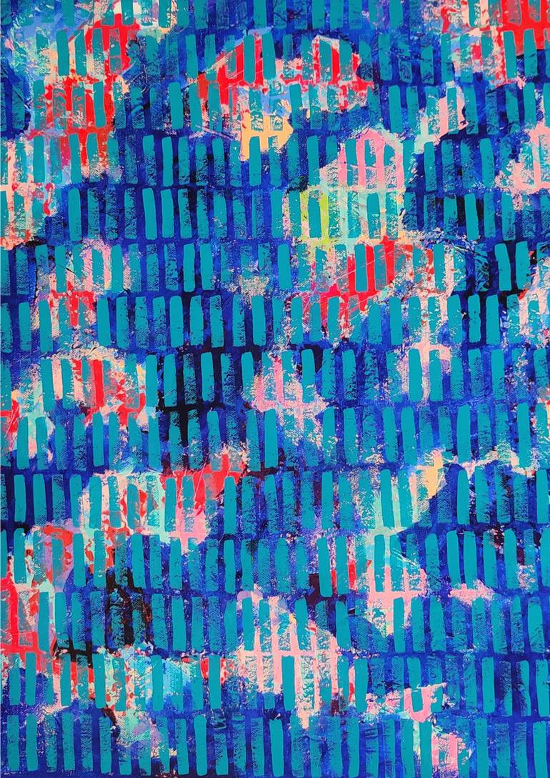 Original Abstract Expressionism Abstract Painting by Ketki Fadnis