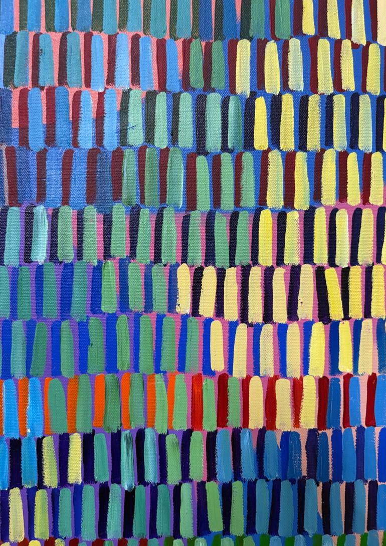 Original Abstract Expressionism Abstract Painting by Ketki Fadnis