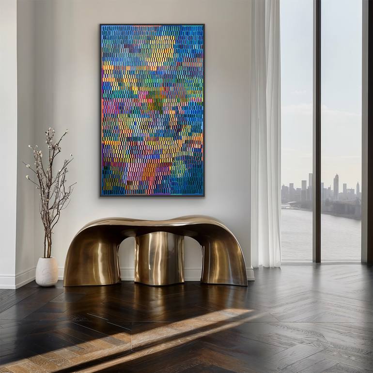 Original Abstract Expressionism Abstract Painting by Ketki Fadnis