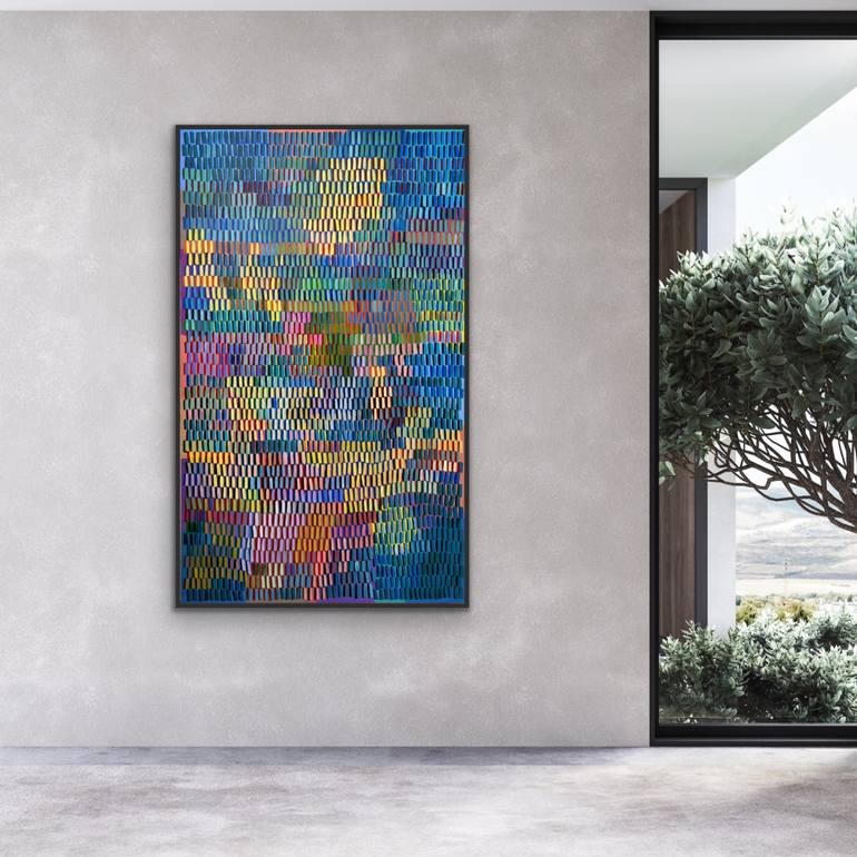 Original Abstract Expressionism Abstract Painting by Ketki Fadnis