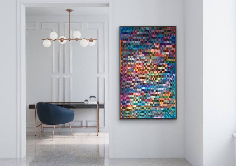 Original Abstract Expressionism Abstract Painting by Ketki Fadnis