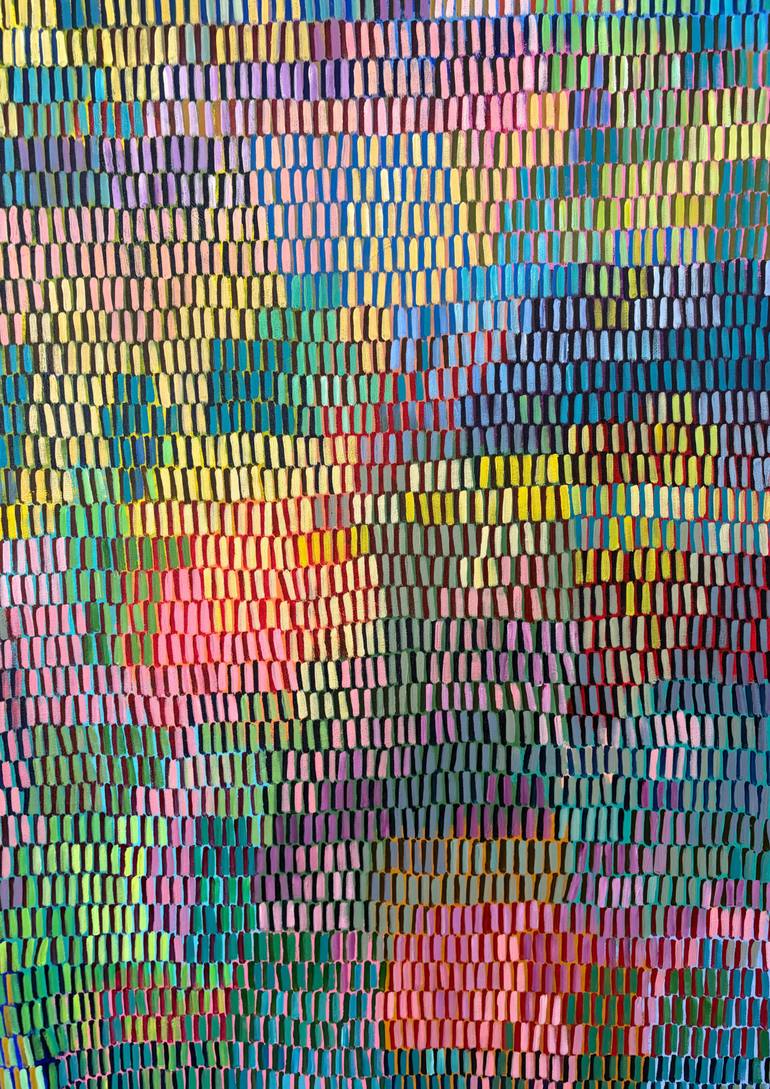 Original Abstract Expressionism Abstract Painting by Ketki Fadnis