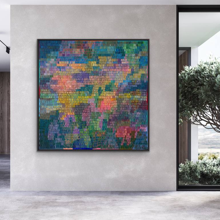 Original Abstract Expressionism Abstract Painting by Ketki Fadnis