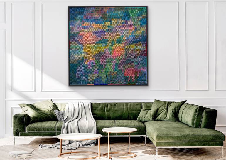 Original Abstract Expressionism Abstract Painting by Ketki Fadnis