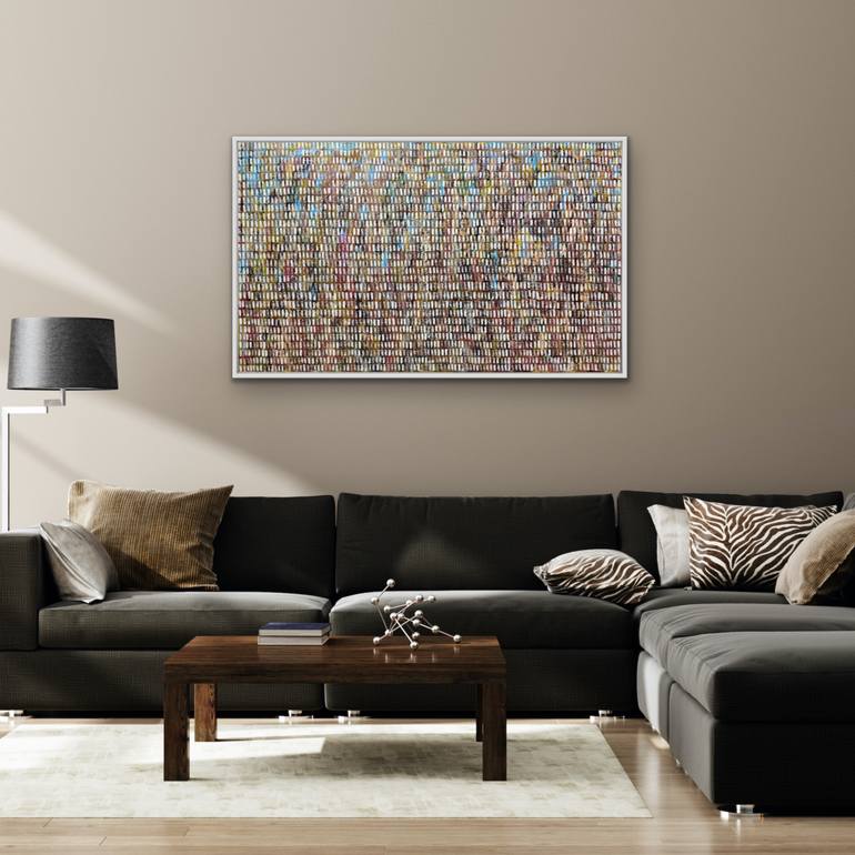 Original Abstract Expressionism Abstract Painting by Ketki Fadnis