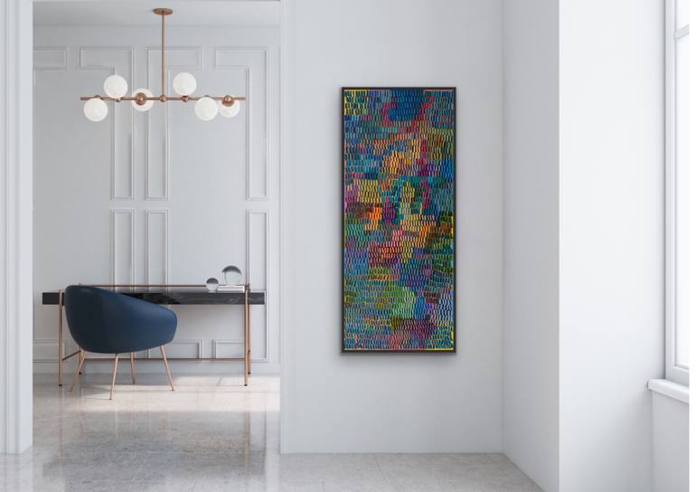 Original Abstract Expressionism Abstract Painting by Ketki Fadnis