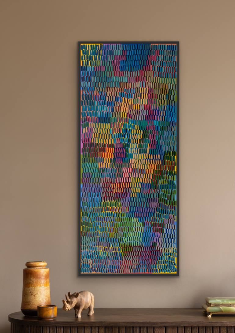 Original Abstract Expressionism Abstract Painting by Ketki Fadnis