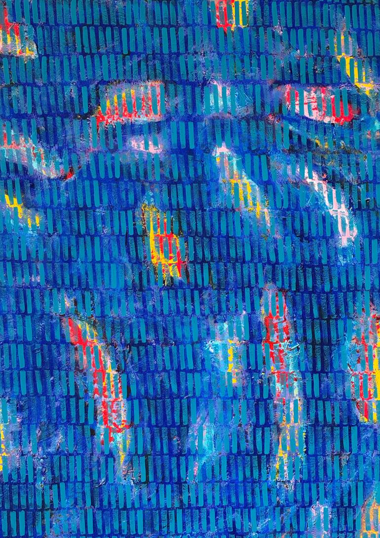 Original Abstract Expressionism Abstract Painting by Ketki Fadnis