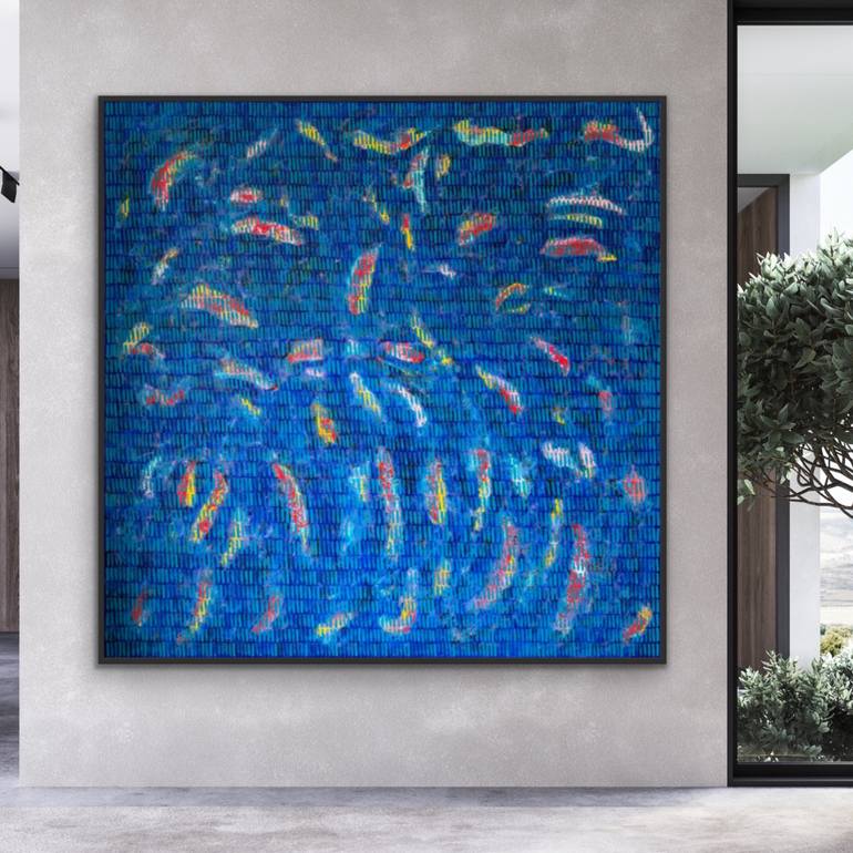 Original Abstract Expressionism Abstract Painting by Ketki Fadnis