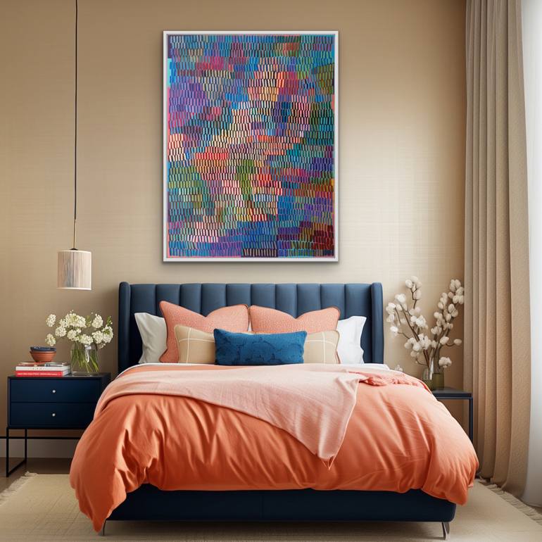 Original Abstract Expressionism Abstract Painting by Ketki Fadnis