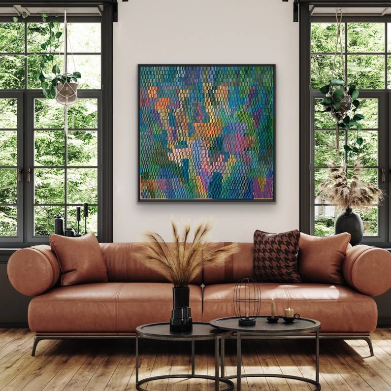 Original Abstract Expressionism Abstract Painting by Ketki Fadnis