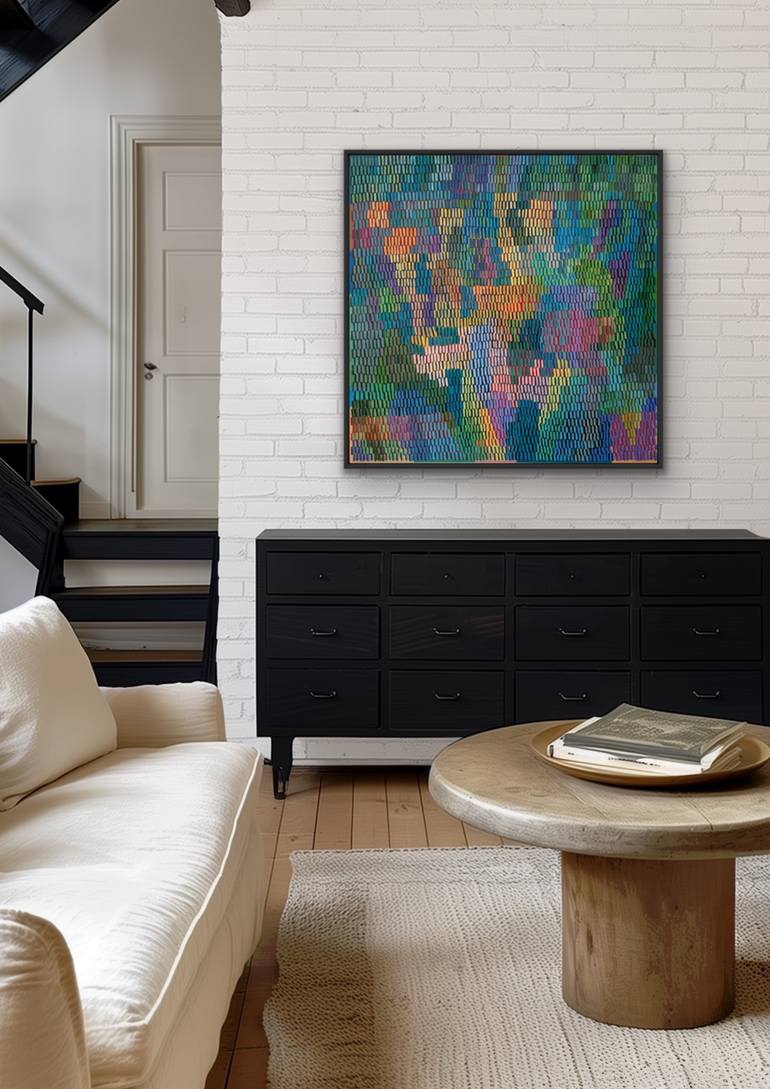 Original Abstract Expressionism Abstract Painting by Ketki Fadnis