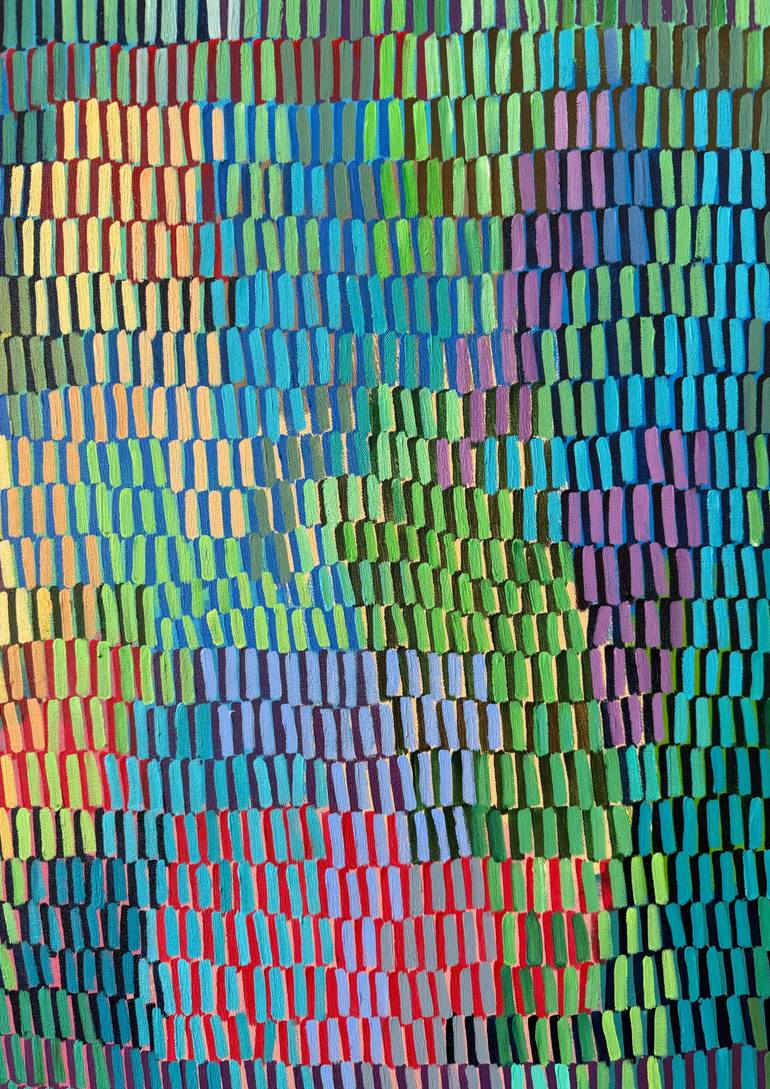 Original Abstract Expressionism Abstract Painting by Ketki Fadnis