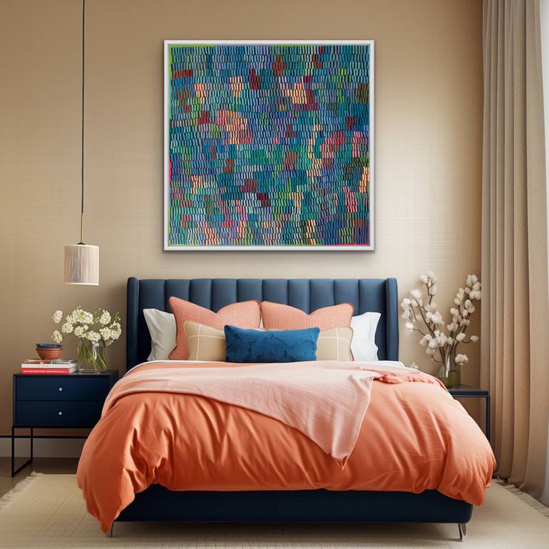 Original Abstract Expressionism Abstract Painting by Ketki Fadnis