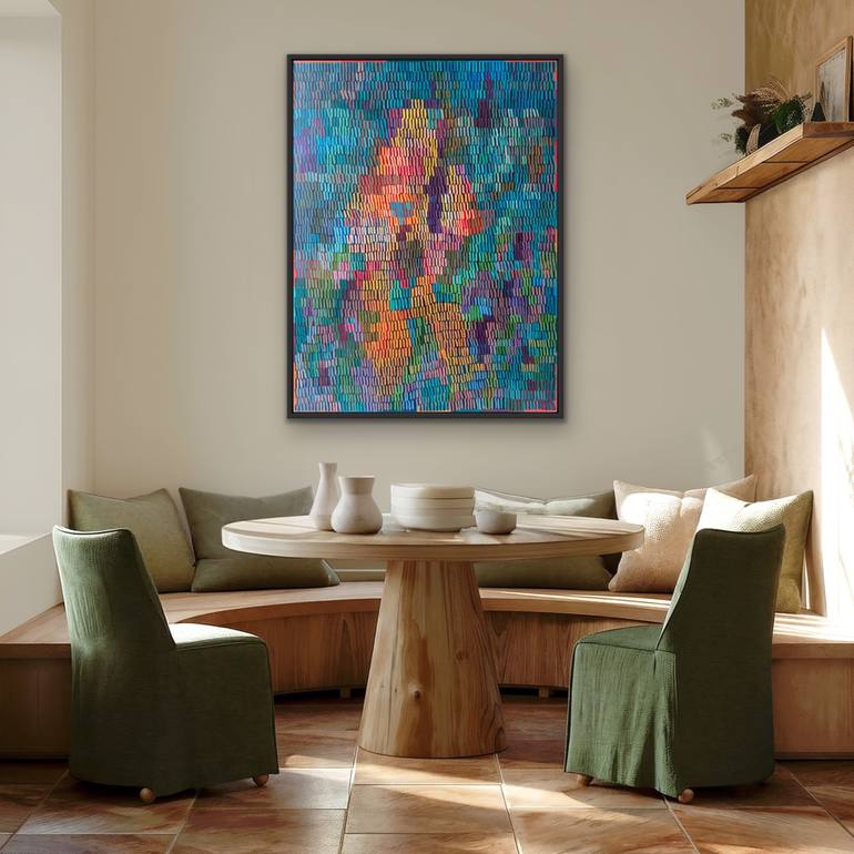 Original Abstract Expressionism Abstract Painting by Ketki Fadnis