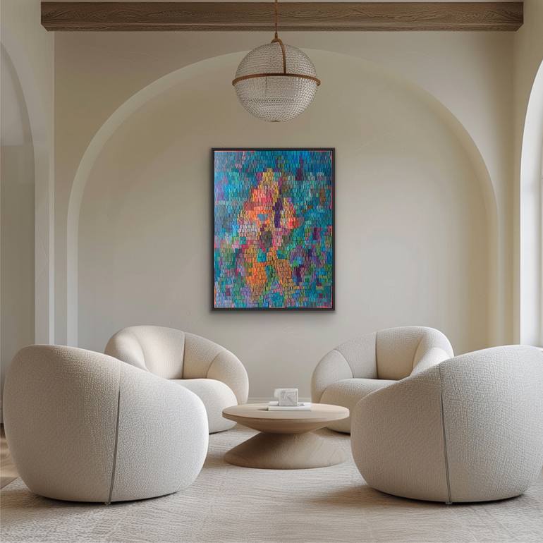 Original Abstract Expressionism Abstract Painting by Ketki Fadnis