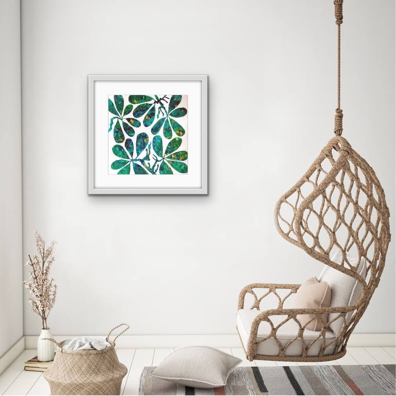 Original Abstract Botanic Painting by Ketki Fadnis