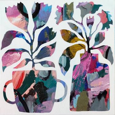 Print of Abstract Floral Paintings by Ketki Fadnis