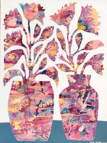 Print of Abstract Floral Paintings by Ketki Fadnis