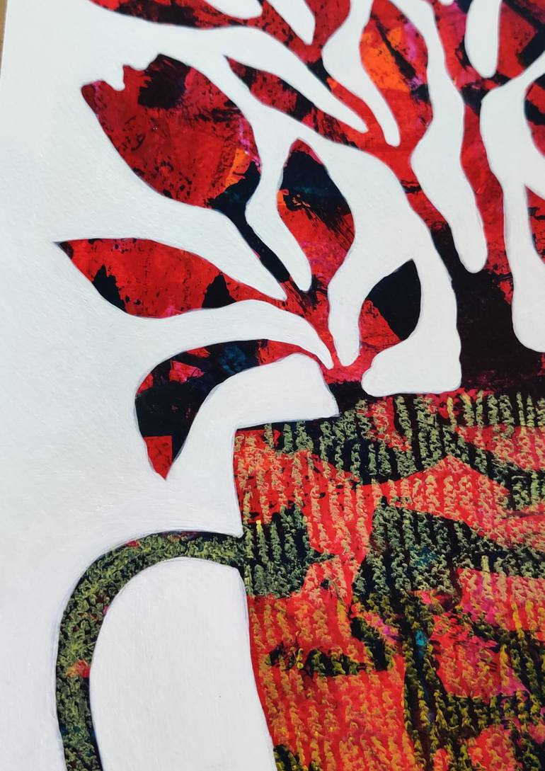 Original Abstract Floral Painting by Ketki Fadnis