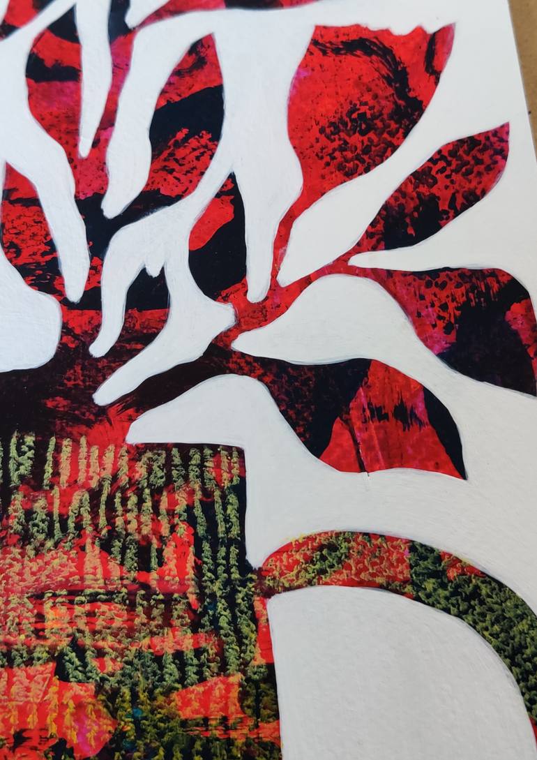 Original Abstract Floral Painting by Ketki Fadnis