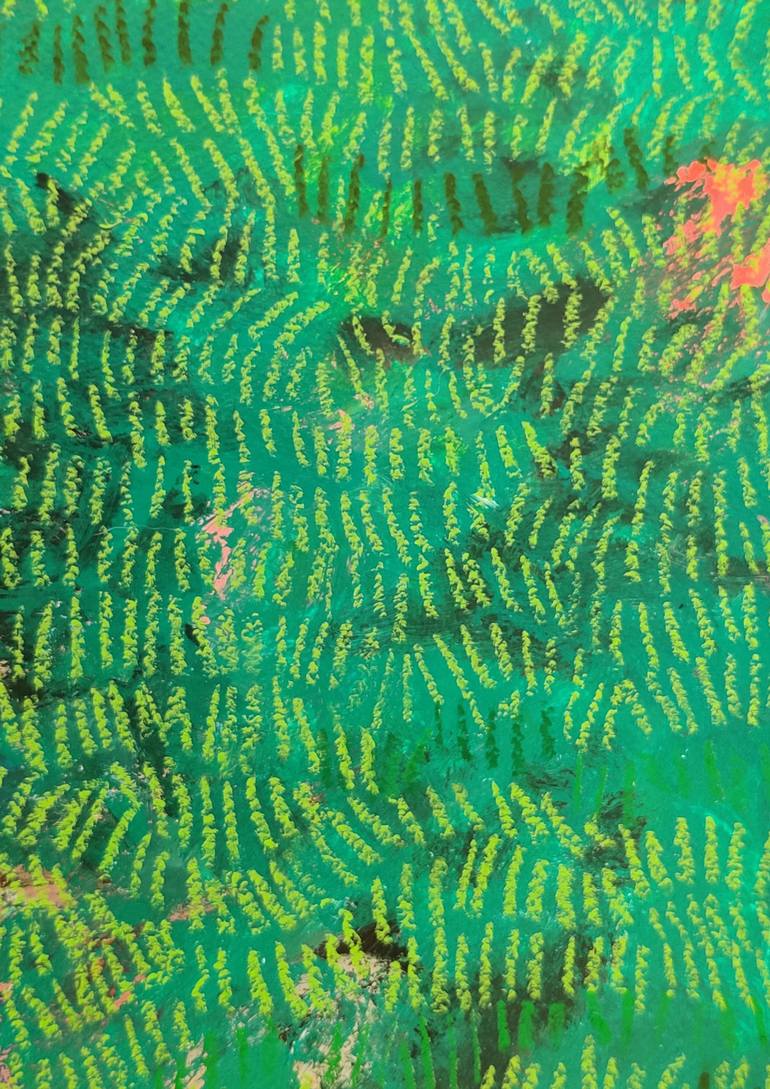 Original Abstract Expressionism Abstract Painting by Ketki Fadnis