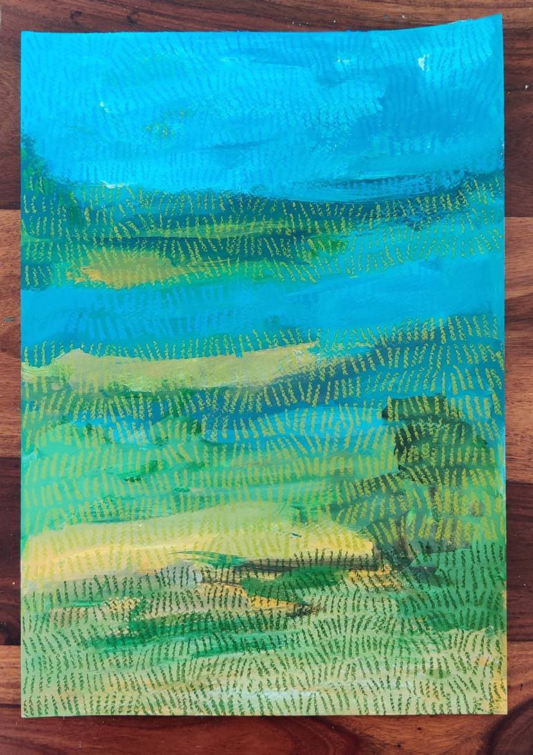 Original Abstract Landscape Painting by Ketki Fadnis