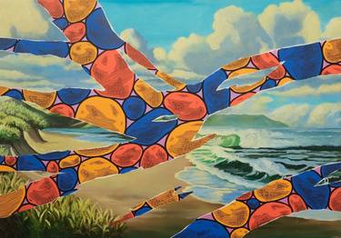 Print of Conceptual Beach Paintings by andhika wicaksono sasmoro