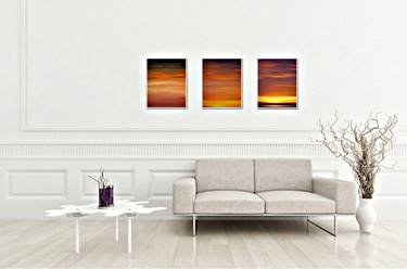 Burning Sunset - triptych thumb