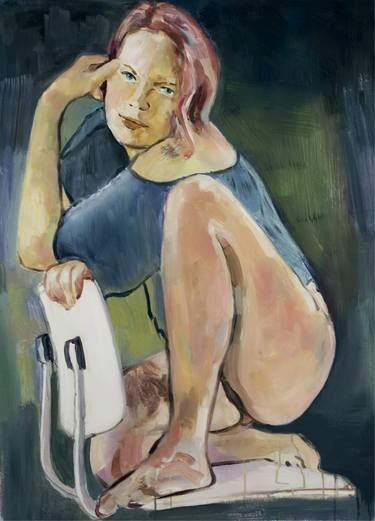 Original Realism Nude Paintings by Bert Lambert Oostrum