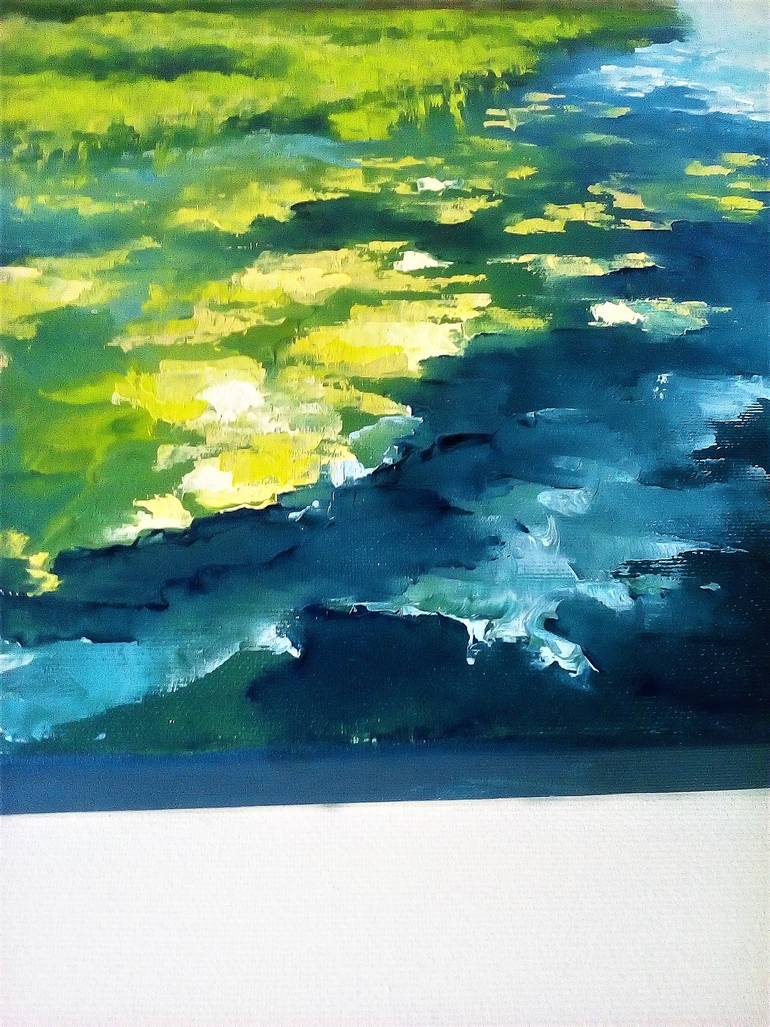 Original Impressionism Abstract Painting by Molbert Tetiana Berezhna