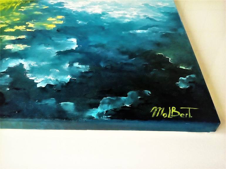 Original Impressionism Abstract Painting by Molbert Tetiana Berezhna