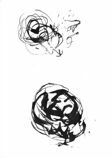 Original Abstract Drawings by A C