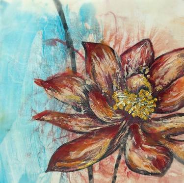 Original Expressionism Floral Paintings by Charlene Shih