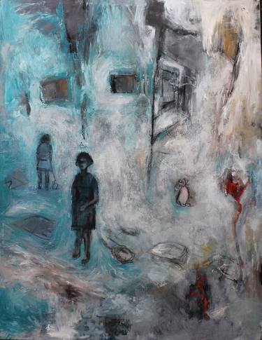 Original Abstract World Culture Paintings by Charlene Shih