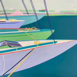 Four boats in harbour