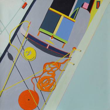 Original Abstract Sailboat Paintings by Siri Tenden