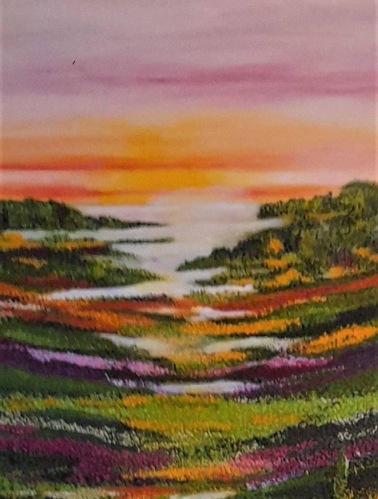 Original Expressionism Landscape Painting by Ans Duin