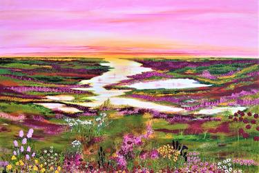Original Expressionism Landscape Painting by Ans Duin