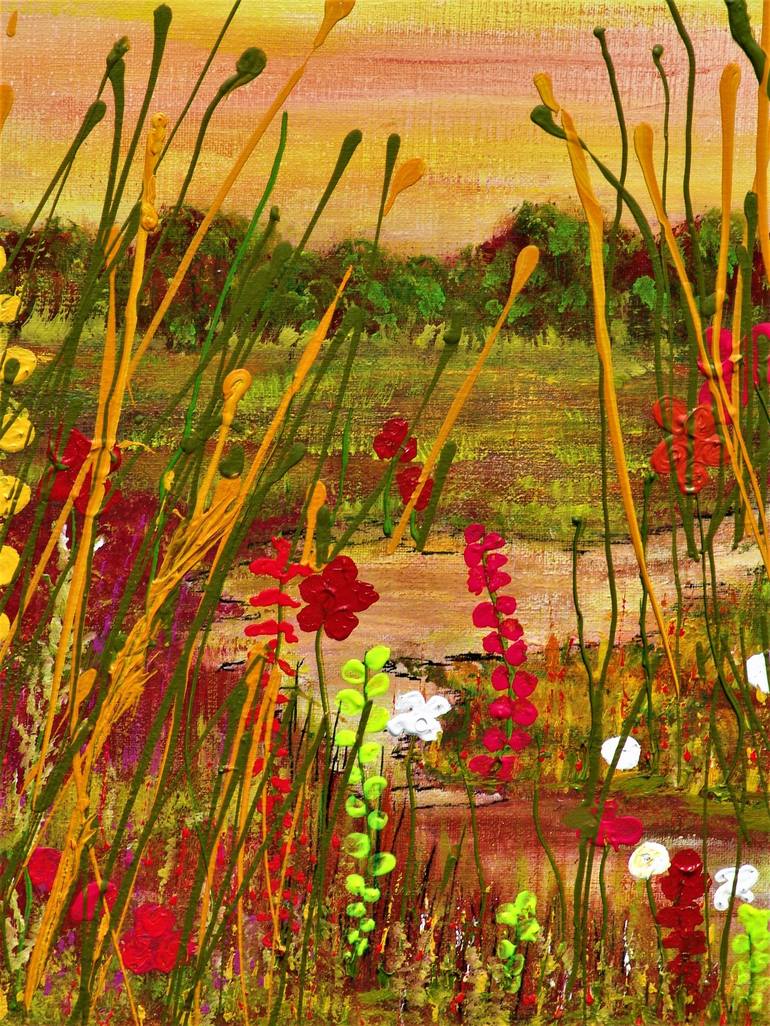 Original Impressionism Landscape Painting by Ans Duin
