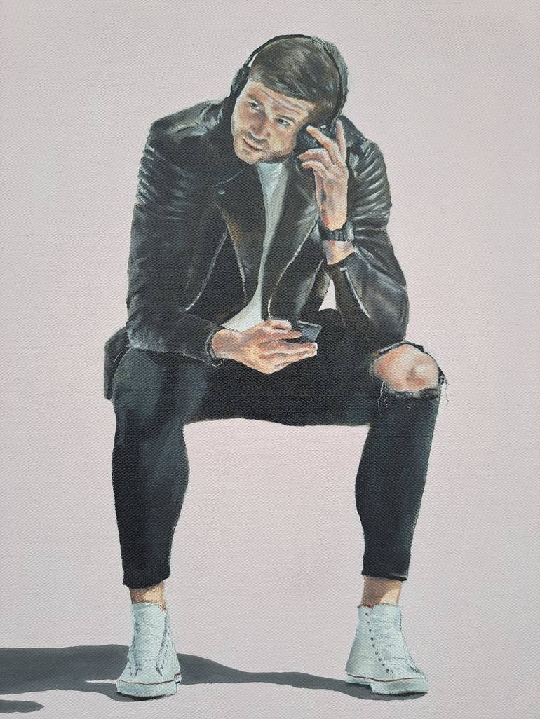 Original Figurative Men Painting by Lee Jenkinson