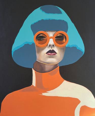 Original Portraiture People Painting by Lee Jenkinson