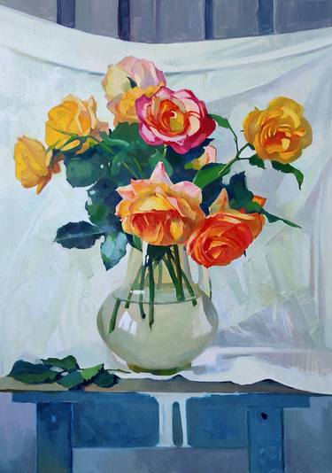 Original Realism Floral Paintings by Anastasia Yaroshevich