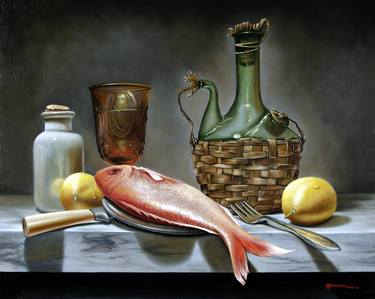 Original Still Life Paintings by WILLIAM YENKEVICH