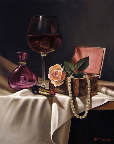 Original Realism Still Life Paintings by WILLIAM YENKEVICH