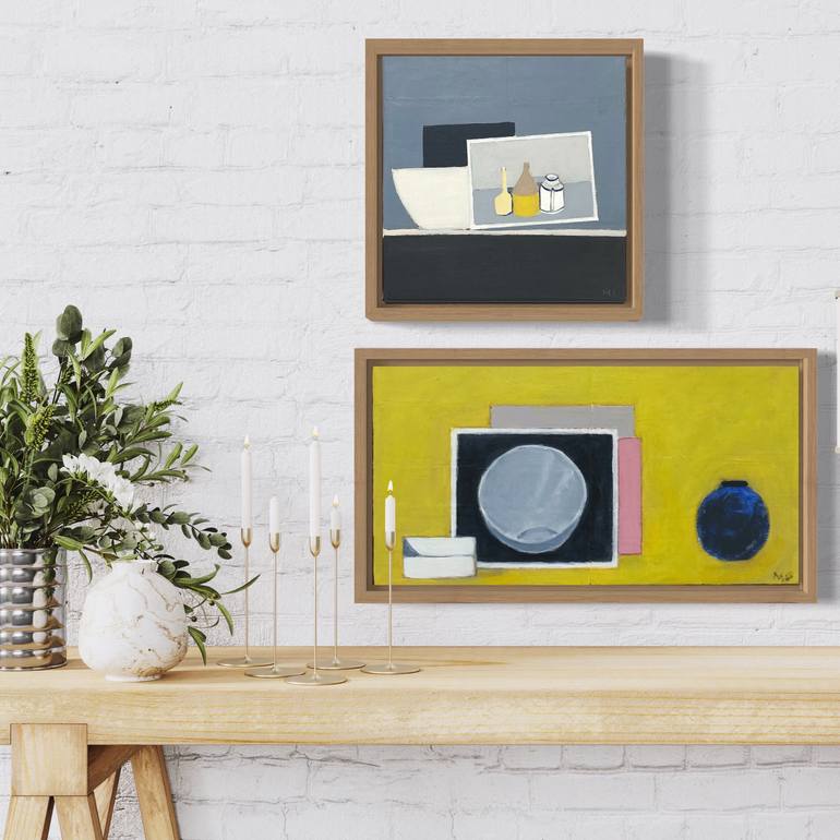 Original Minimalism Still Life Painting by Mary Donnelly