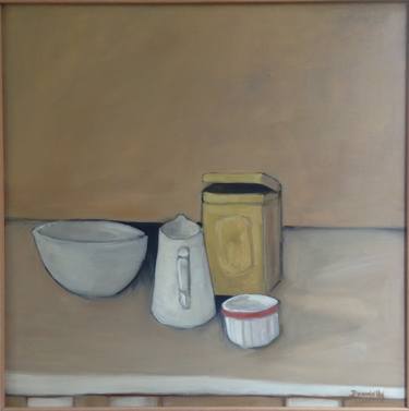 Original Fine Art Still Life Paintings by Mary DONNELLY