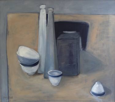 Original Fine Art Still Life Paintings by Mary DONNELLY